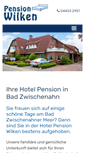 Mobile Screenshot of pension-wilken.de