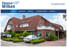 Tablet Screenshot of pension-wilken.de